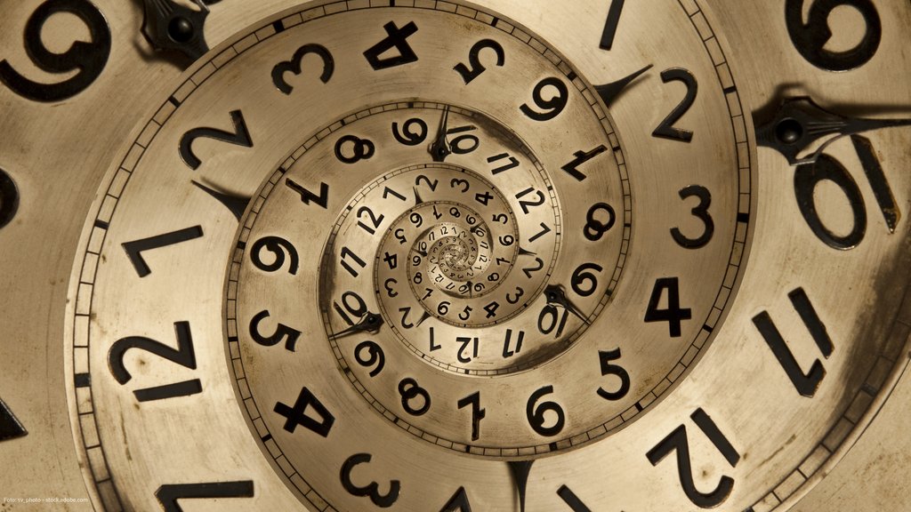 Zifferblatt von Uhr