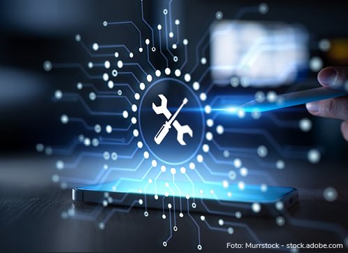 Werkzeug Icons - zum Blogbeitrag: Das „Recht auf Reparatur“ für Unternehmen: Worauf im Vorfeld und während einer Sanierung in eigener Regie zu achten ist 