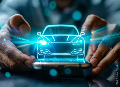 Leuchtendes Auto - zum Blogbeitrag: Autoh(w)andel 
