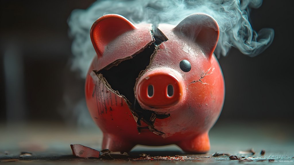 kaputtes sparschwein