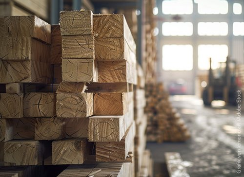 Holzlatten gestapelt - zum Blogbeitrag: Insolvenzverwalter Böhm verkauft ZIEGLER Modulbau an Investor