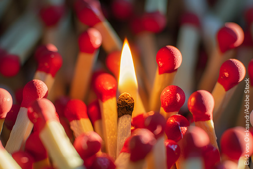 Streichhölzer - zum Blogbeitrag: Ein Jahr Insolvenzrecht reloaded und anhaltende wirtschaftliche Herausforderungen: Worauf Geschäftsleiter achten müssen